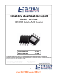 Reliability Qualification Report CGA-6618 - SnPb Plated Initial Qualification