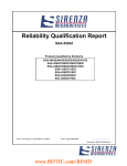 Reliability Qualification Report SGA-5263Z