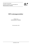HiFi-Leistungsverstärker
