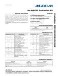 Evaluates:  MAX4983E/MAX4984E MAX4983E Evaluation Kit General Description Features