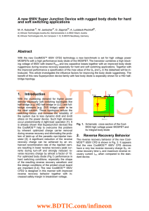 A new 650V Super Junction Device with rugged body diode... and soft switching applications