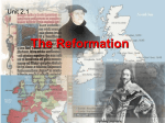 The Reformation Unit 2.1