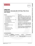 FMS6346E Six-Channel, Selectable SD / HD Video Filter Driver with Disable