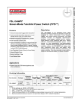 FSL136MRT Green-Mode Fairchild Power Switch (FPS™) FSL136MRT — Green-Mode Fair