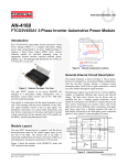 AN-4160 FTCO3V455A1 3-Phase Inverter Automotive Power Module Introduction www.fairchildsemi.com