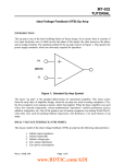 MT-032 TUTORIAL  Ideal Voltage Feedback (VFB) Op Amp