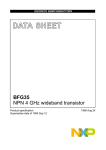 DATA  SHEET BFG35 NPN 4 GHz wideband transistor