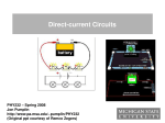 Direct­current Circuits