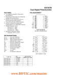 FEATURES PIN ASSIGNMENT