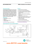 MAX34408/MAX34409 SMBus Dual/Quad Current Monitor General Description Features