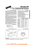 MAX761/MAX762 12V/15V or Adjustable, High-Efficiency, Low I , Step-Up DC-DC Converters