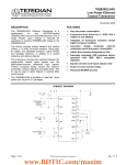 78Q8392L/A03 Low Power Ethernet  Coaxial Transceiver