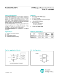MAX6672/MAX6673 PWM Output Temperature Sensors in SC70 Packages General Description