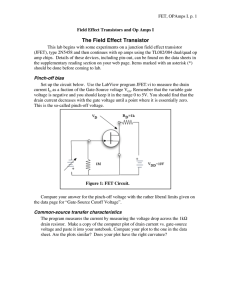 The Field Effect Transistor