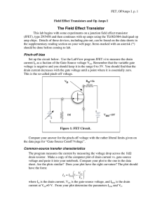 The Field Effect Transistor