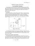 The Field Effect Transistor