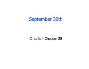 September 30th Circuits - Chapter 28