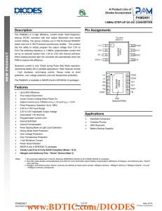 PAM2401 Description Pin Assignments