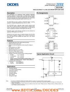 ZXLD1366 Description Pin Assignments