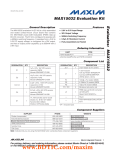 MAX15032 Evaluation Kit Evaluates: General Description Features