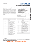 MAX15040 Evaluation Kit Evaluates: General Description Features