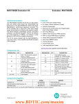 MAX15062B Evaluation Kit Evaluates: MAX15062B General Description Features