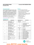 MAX15090/MAX15090A Evaluate: MAX15090/MAX15090A Evaluation Kits General Description