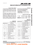 Evaluate:  MAX2472/MAX2473 MAX2472/MAX2473 Evaluation Kits General Description Features