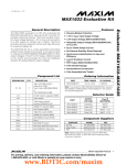 Evaluates: MAX1832–MAX1835 MAX1833 Evaluation Kit General Description Features