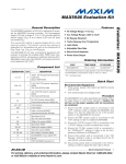 Evaluates:  MAX5926 MAX5926 Evaluation Kit General Description Features