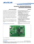 MAX5825A Evaluation Kit Evaluates: MAX5823/MAX5824/ MAX5825A/MAX5825B General Description