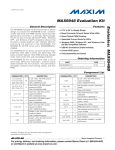 Evaluates:  MAX6948B MAX6948 Evaluation Kit General Description Features