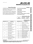 Evaluates:  MAX8545/MAX8546/MAX8548 MAX8546 Evaluation Kit General Description Features