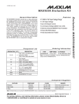 Evaluates: MAX8556/MAX8557 MAX8556 Evaluation Kit General Description Features