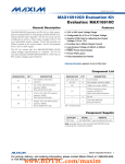MAX16910C9 Evaluation Kit Evaluates: MAX16910C General Description Features