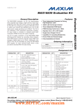 MAX16839 Evaluation Kit Evaluates: General Description Features