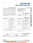 MAX16903 Evaluation Kit Evaluates: General Description Features