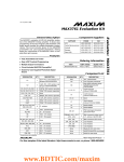 Evaluates:  MAX3761 MAX3761 Evaluation Kit _______________General Description ______________Component Suppliers