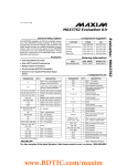 Evaluates:  MAX3762 MAX3762 Evaluation Kit _______________General Description ______________Component Suppliers