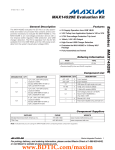 Evaluates:  MAX14529E MAX14529E Evaluation Kit General Description Features
