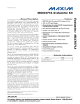 MAX5974A Evaluation Kit Evaluates: General Description Features