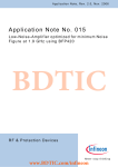 BDTIC  Application Note No. 015