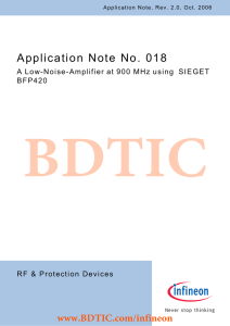 BDTIC  www.BDTIC.com/infineon Application Note No. 018