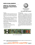 NCP5181BAL36WEVB NCP5181 36 W Ballast Evaluation Board User's Manual