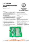 NCV7680EVB/D NCV7680 Evaluation Board Manual •