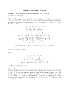 Math 2142 Homework 3 Solutions 1(a). Exercises 9.6, 1(a)-(h).