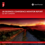UK BUSINESS CONFIDENCE MONITOR REPORT Q3 2011 LONDON BUSINESS WITH cONfIDENcE icaew.com/bcm