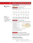 2.2 Inductive and Deductive Reasoning Essential Question MAKING