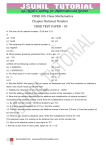 CBSE 8th Class Mathematics Chapter Rational Number CBSE TEST PAPER - 03