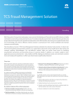 TCS Fraud Management Solution  Consulting